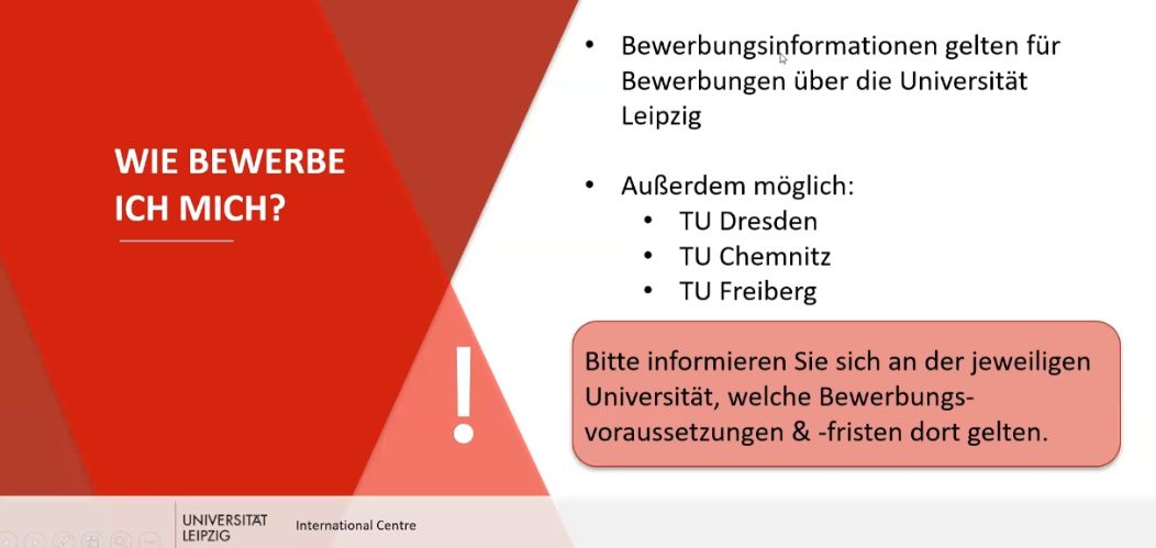 Wie bewerbe ich mich?