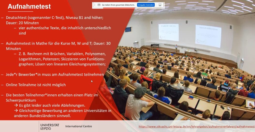 Aufnahmetest