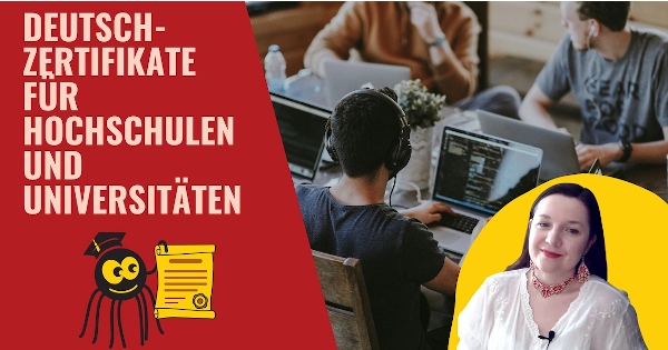 Deutsch-zertifikate für Universitäten