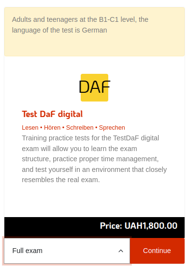DaF: Lesen, Hören, Schreiben,Sprechen